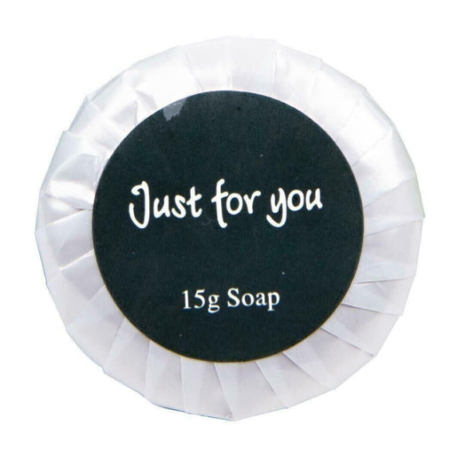 Soap - Round - Wrapped - 15g Soap - Just for You - x 50 - Home - Leisure - Travel - Hotels - Hospitality