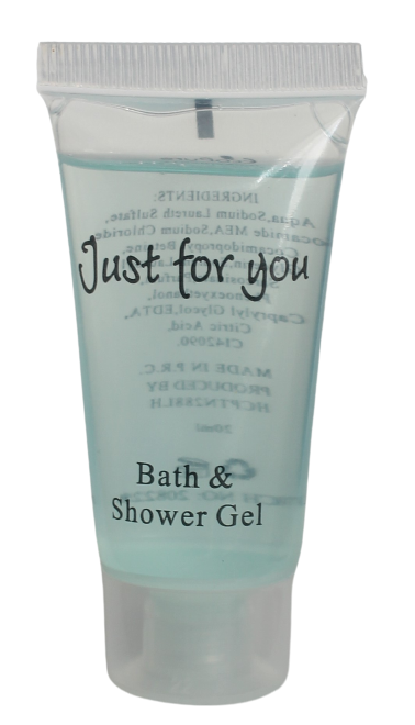 Bath & Shower gel, 20ml tubes, Just for you
